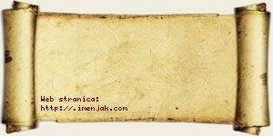 Jovanka Bačević vizit kartica